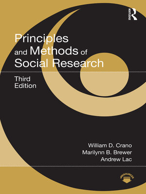 cover image of Principles and Methods of Social Research